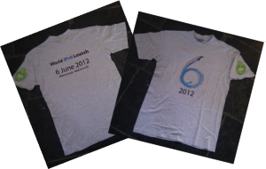 World IPv6 Launch T-shirt Amsterdam Netherlands